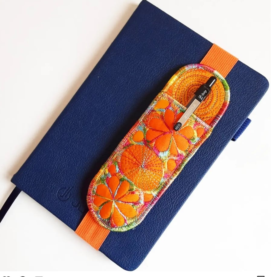 Elasticated Page Holder Bookmark with Pen 