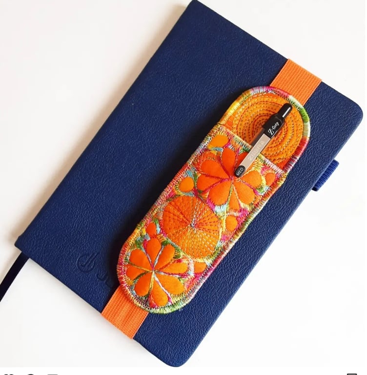 Elasticated Page Holder Bookmark with Pen 
