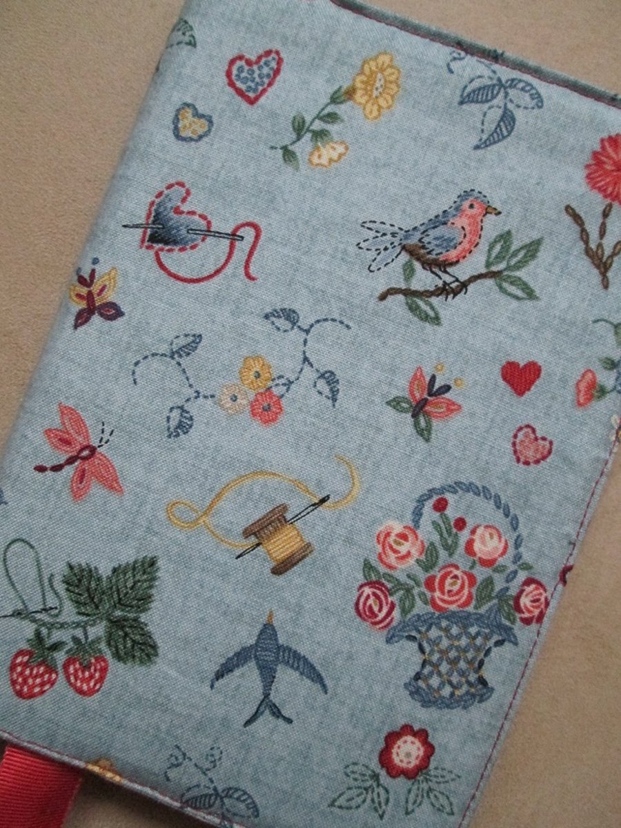 A6 Embroidery Reusable Notebook Cover