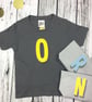 Kids Number T-Shirts. Personalise Birthday Age of Child shirt. Children's Tee  - Image 7