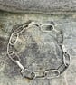 Silver Paperclip Bracelet & Heart - Image 2