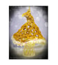 Handmade Gold Toadstool Christmas Tree decoration - Image 2