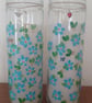 Hand Painted Forget-me-Not Candle - Image 6
