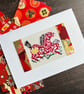 Chinese paper-cut cards, horse and rooster, card for horse lover, quirky cards - Image 4