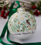 Robin ceramic bauble - Image 1