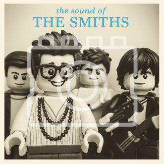 LEGO-Inspired The Sound of The Smiths Album Cover Print – 5x5" Mounted for 9x9"