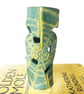 Spider Web Porcelain Ceramic Pot - Hand Built - Image 1