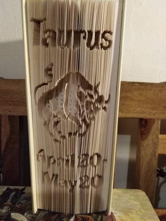 TAURUS, Zodiac Sign CUT & FOLD Book folding Pattern - EMAILED PDF PATTERN