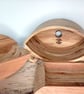 Bespoke hand made black caps curved box - Image 2