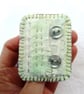 Embroidered Textile Brooch - Image 2