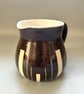 Handmade Ceramic Jug: Dark Chocolate Art Decor Design - Image 6