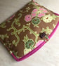 Handmade Fabric Laptop Sleeve ( Stash )