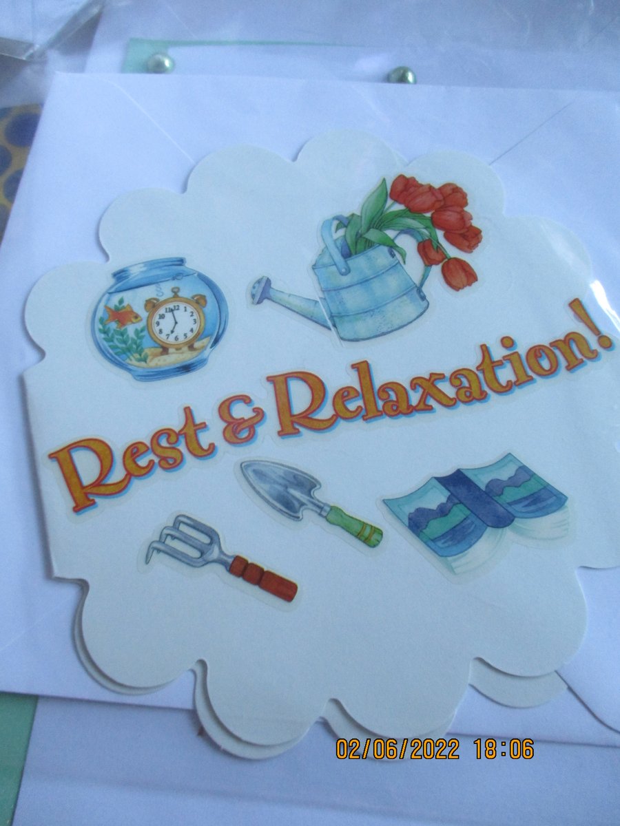 Rest and Relaxation! Card