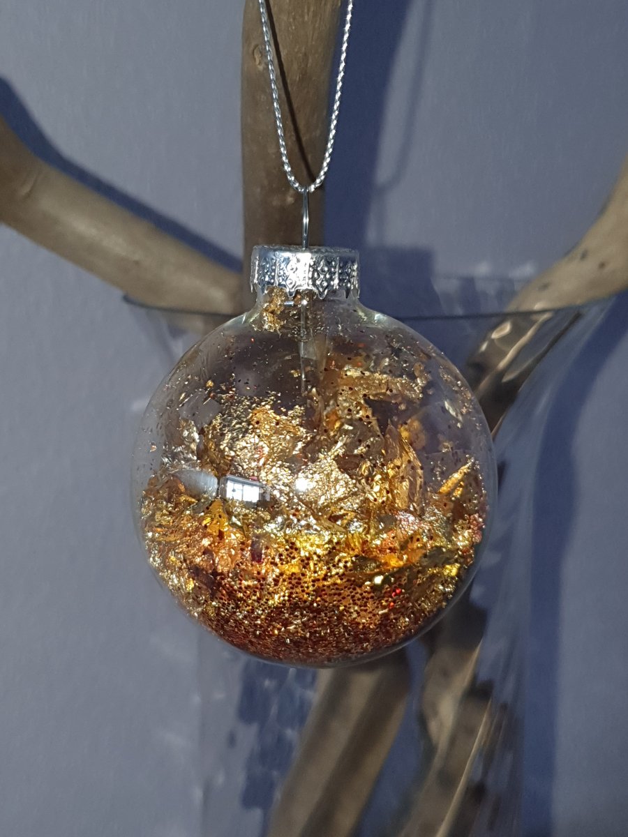 Irridescent Glass Bauble