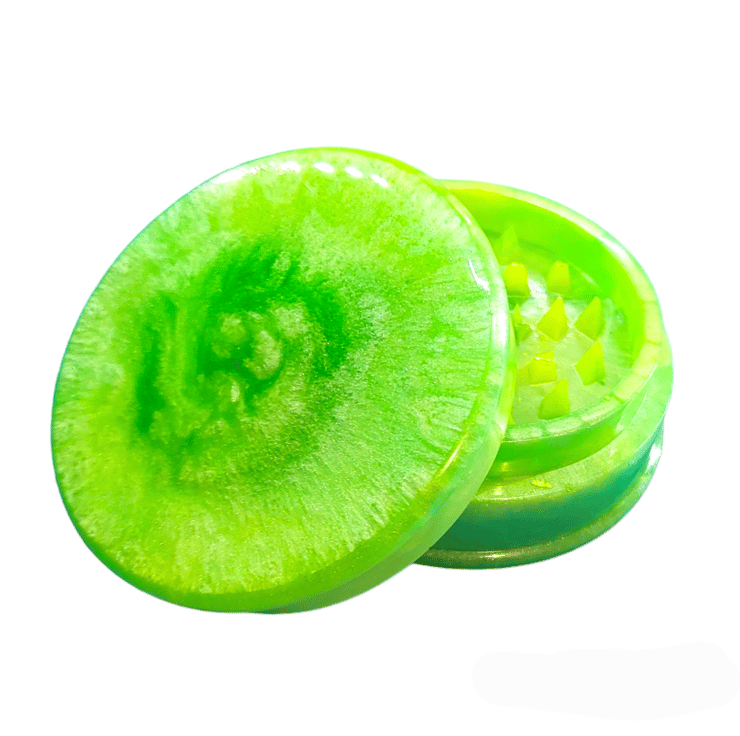 Cannabis grinder, epoxy resin Folksy