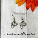Manta Ray Charm Earrings. Hypoallergenic. Gift for Her. Nature Earrings.  
