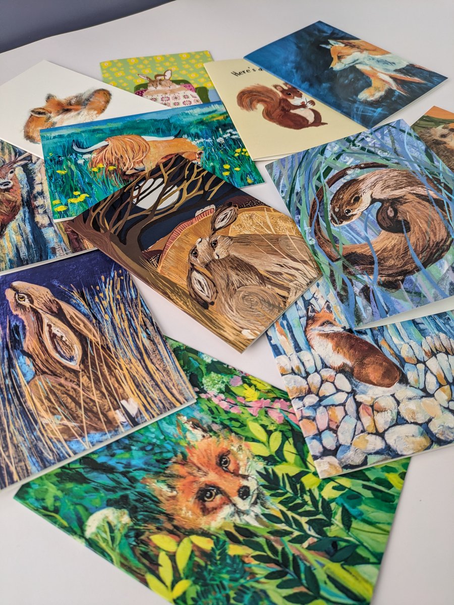 Cards animal card bundle - perfectly imperfect