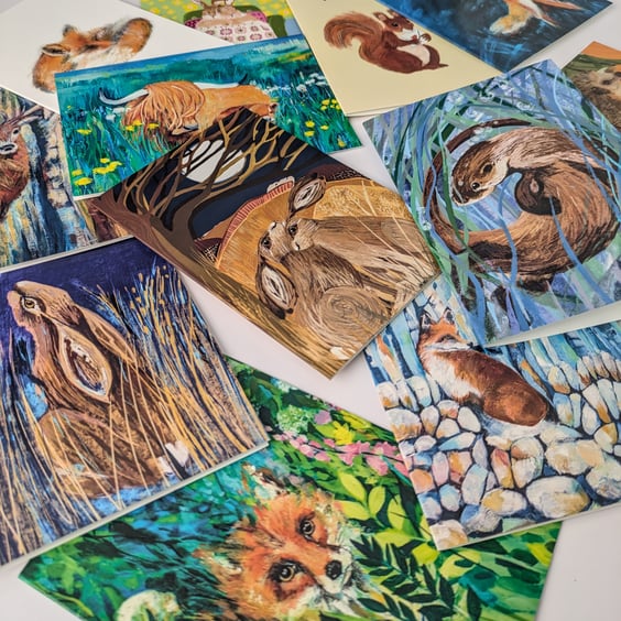 Cards animal card bundle - perfectly imperfect