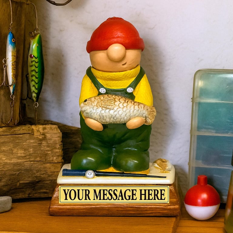 Fisherman Gift - Custom Birthday Retirement Anniversary Present. Dad Son Grandad