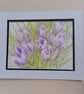 Pencil drawing crocuses  - Image 2