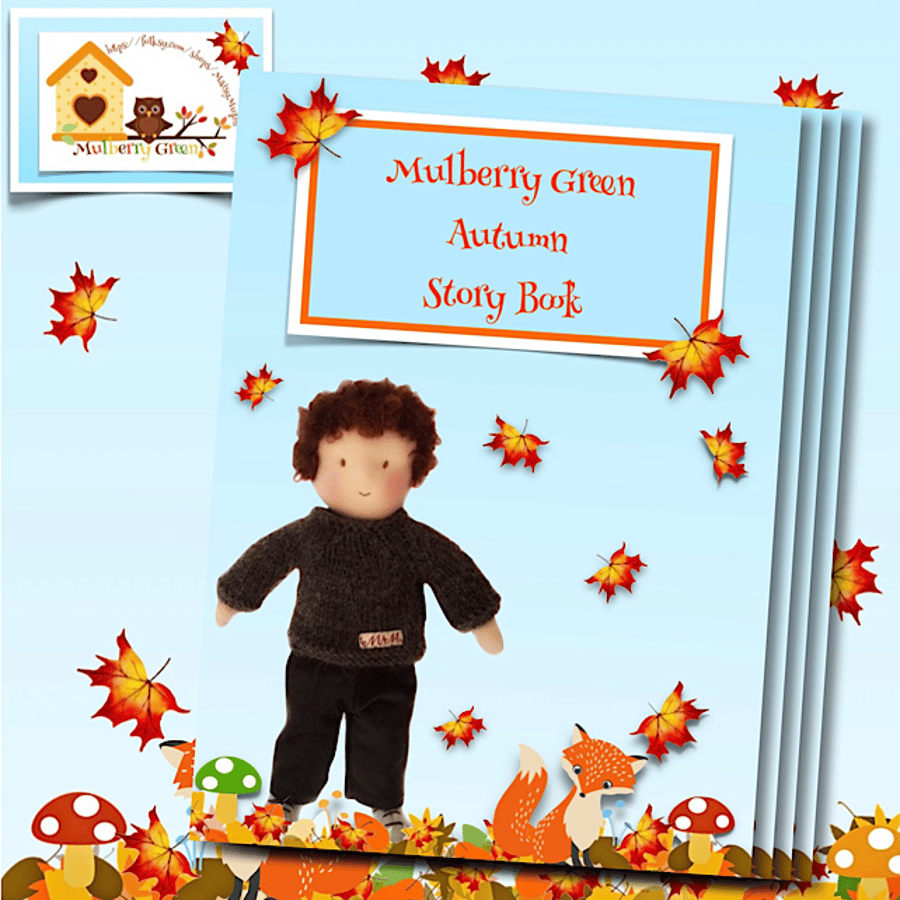 Reserved for Connor - Autumn Story Book