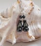 Designer Heamotite Sterling Silver Earring Wires - Image 2