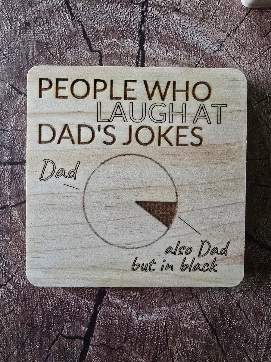 Dad joke coaster - ideal for Father's day