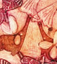 Mini Fantasy Garden 5.6 - Collagraph Print Original Print - Image 2