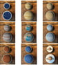 Handmade planets mars jupiter earth saturn uranus pine door knobs wardrobe