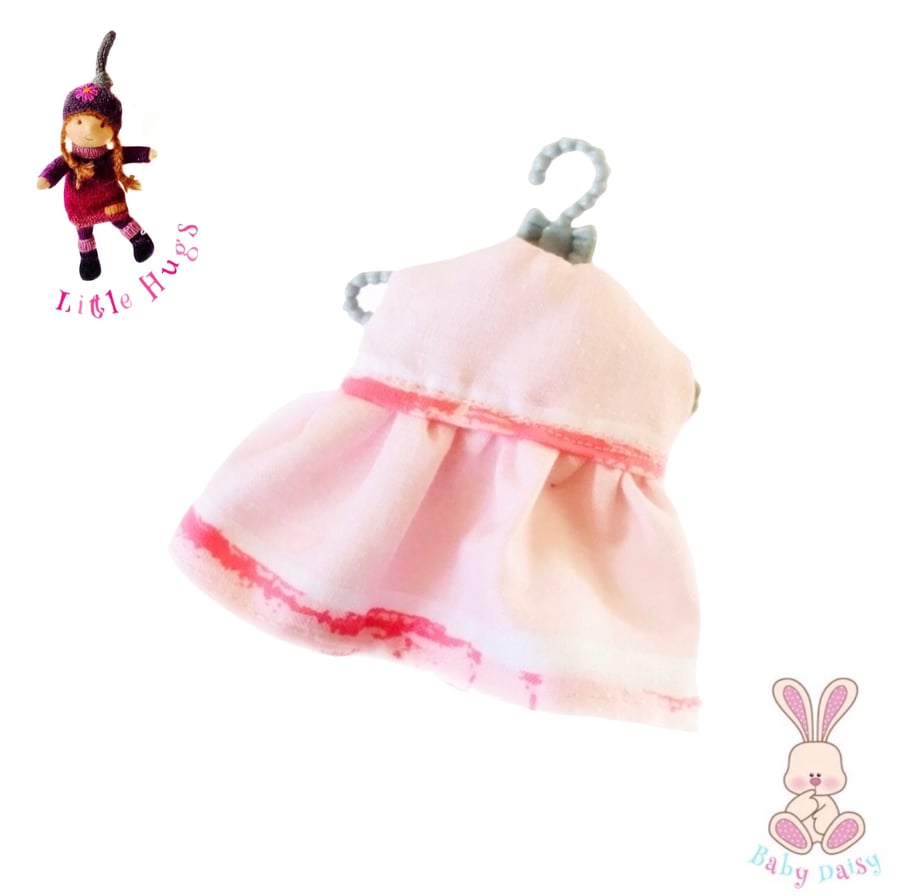 Pretty Pale Pink Dress to fit the Little Hugs dolls and Baby Daisy
