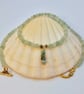 Green Aventurine & Genuine Emerald Necklace, May Birthstone, Gift For Taurus - Image 4