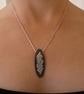 Sterling Silver Oval Pendant, O2 - Image 3
