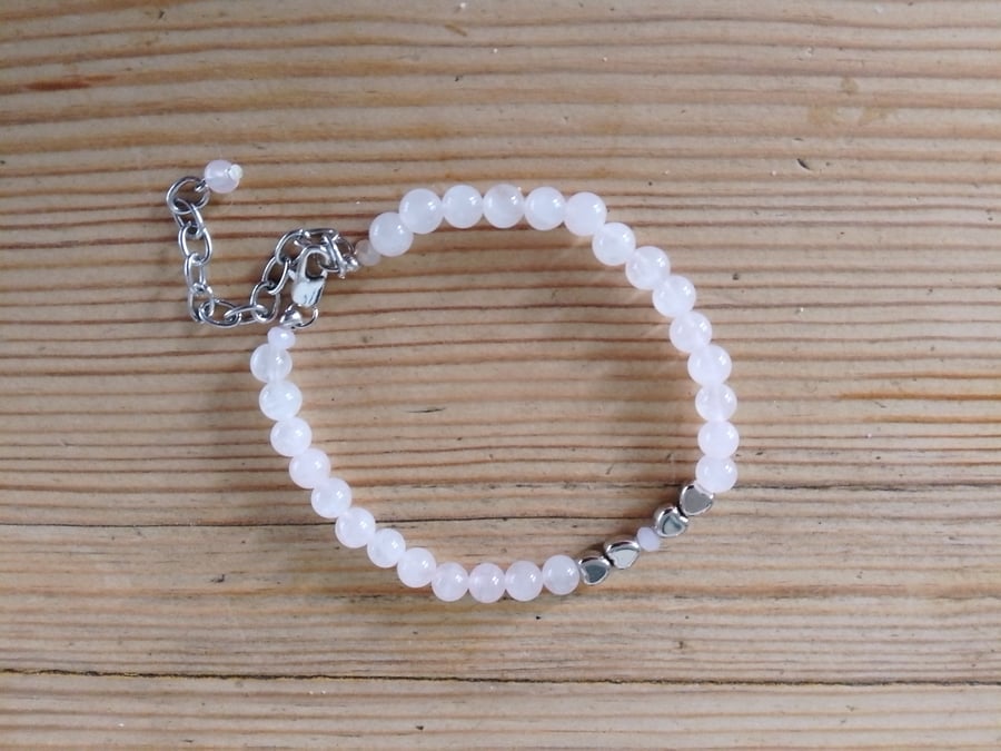 Handmade bracelet made using pre-loved beads.