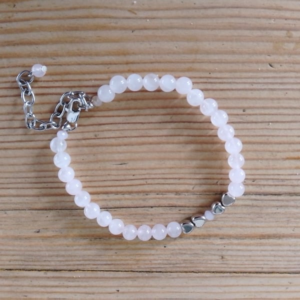 Handmade bracelet made using pre-loved beads.