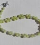 Yellow Lemon Jade Gemstone Beaded Statement Necklace "Annis" - Image 5