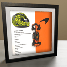 Lando Norris McLaren MCL39 2025 Helmet Artwork Box Frame 1-43 Car Wall Art Decor