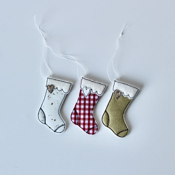 'Three Little Stockings' - Hanging Decoration