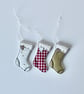 'Three Little Stockings' - Hanging Decoration - Image 1