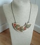Pyrography wooden holly pendant - Image 3