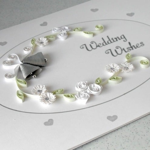 Handmade wedding  card