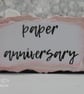 Handmade collage hearts Paper (1st) Anniversary card - Image 4