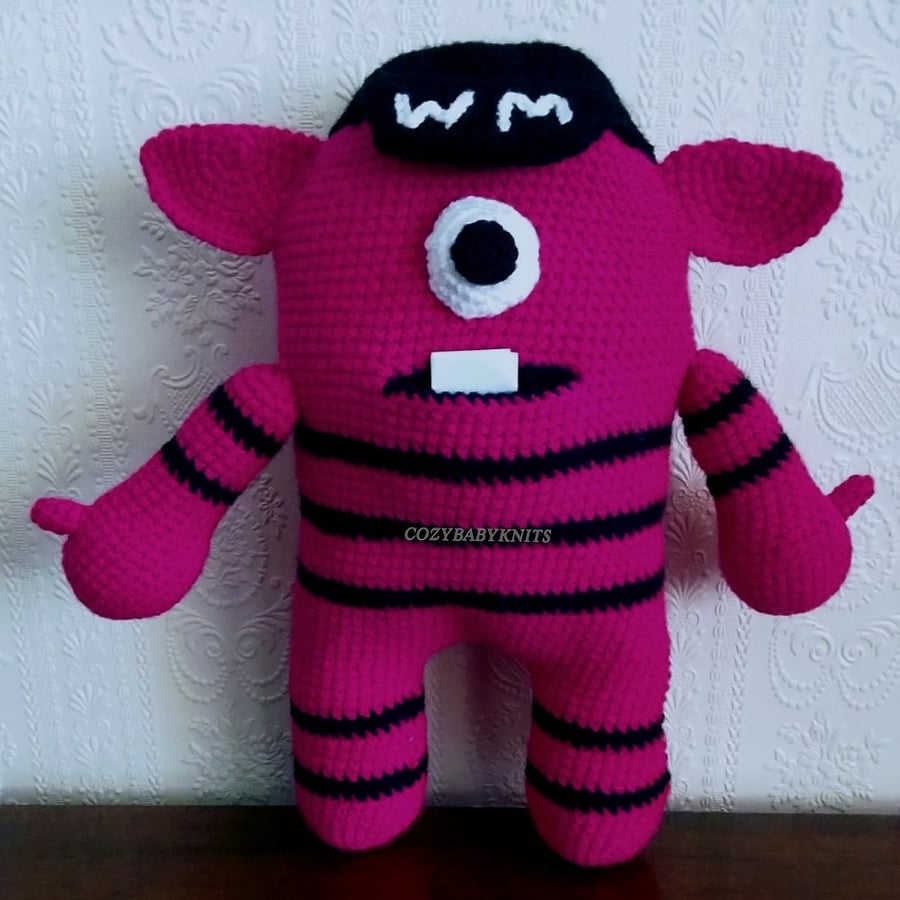 My name is BubbleGum The Worry Monster