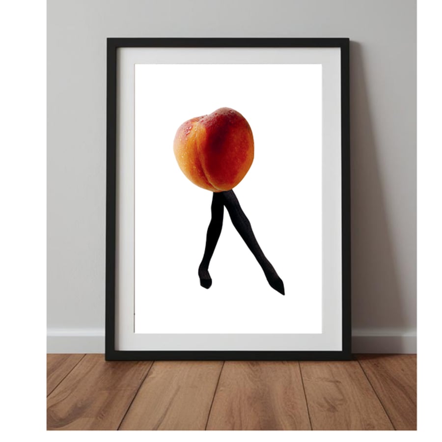 Image of A4 Art print  - peach 