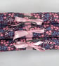 Floral Purple, Pink and Blue Padded Clothes Hangers x3 - Image 3
