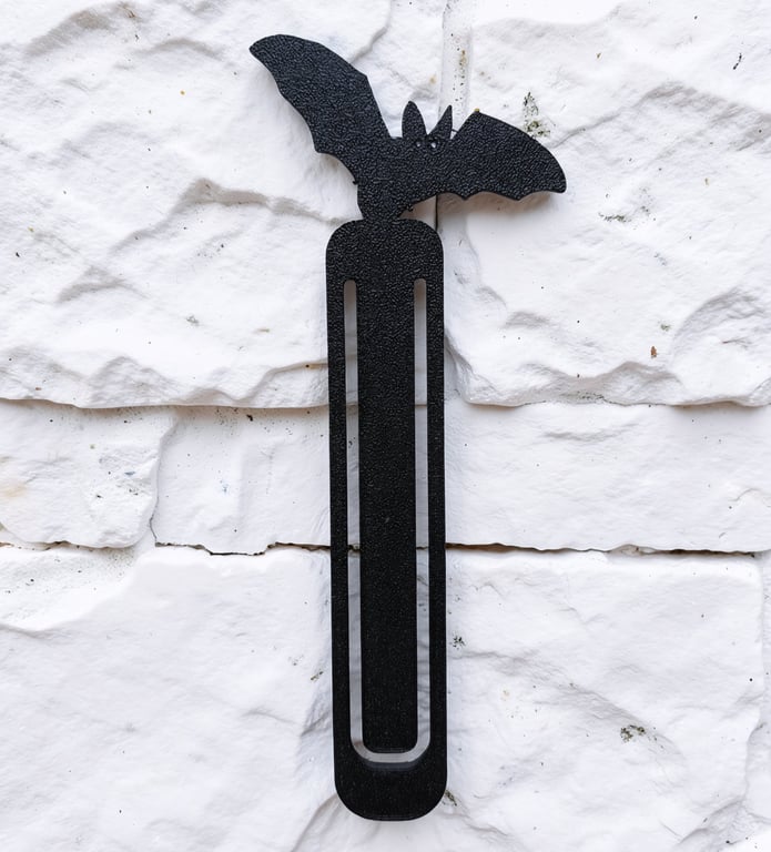 Spooky Bat Bookmark Idea Small Gift For Halloween 