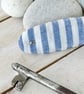 FISH KEY RING - blue stripes, lavender - Image 6