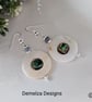 Tanzanite, Abolone Shell, Mother of Pearl Earrings  - Image 1