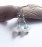 Seaglass Earrings: Baby Blue - Image 1