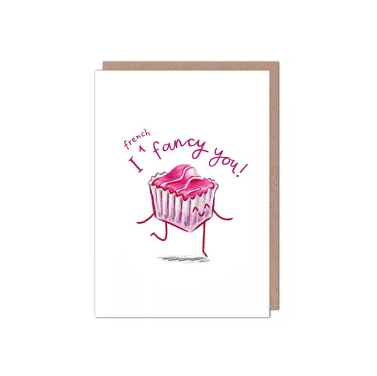 French Fancy Valentines Birthday Anniversary Card