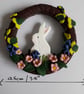 Easter Spring Rabbit Floral Wreath - Image 5